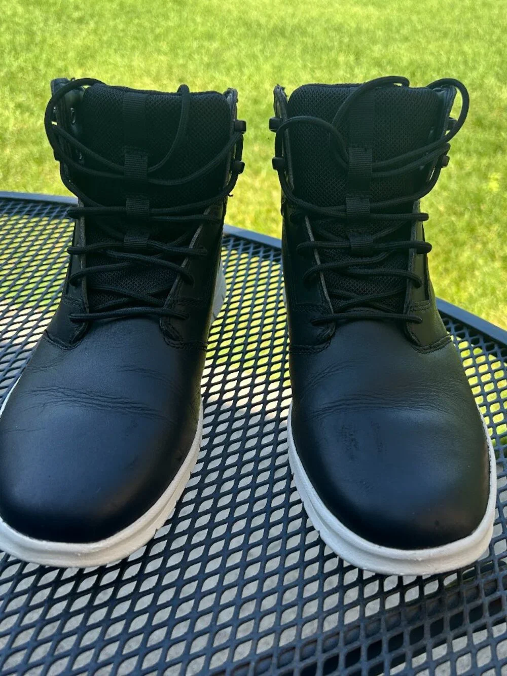 Timberland Graydon Hoverlite Boots Men's Size 8 Black Leather Ankle Sneaker
